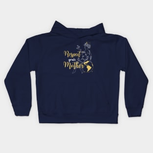 Respect Your Mother - Earth Goddess Kids Hoodie